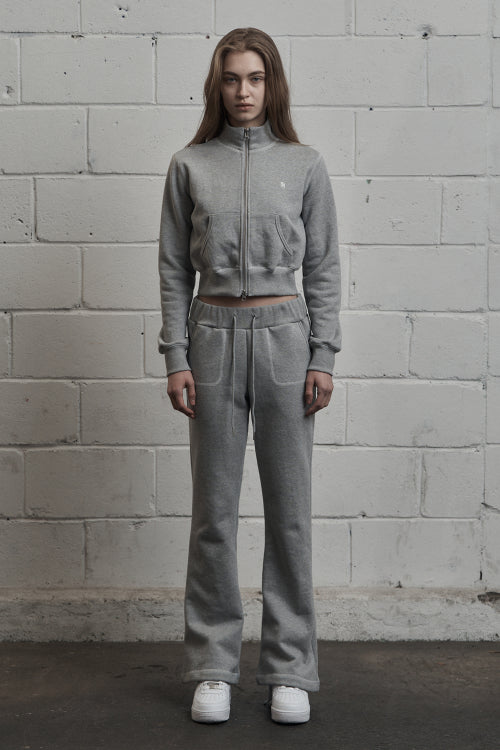Stitch Bootcut Sweat Pants Melange