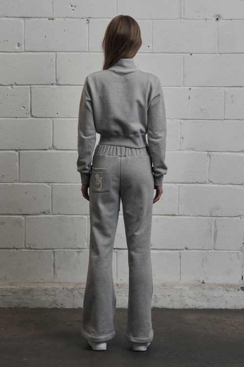 Stitch Bootcut Sweat Pants Melange