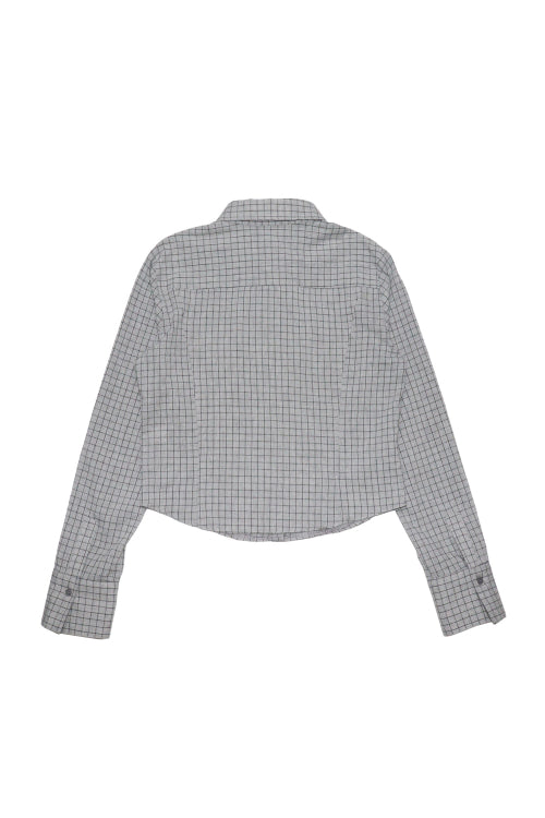 Palmer Checkered Shirt Gray