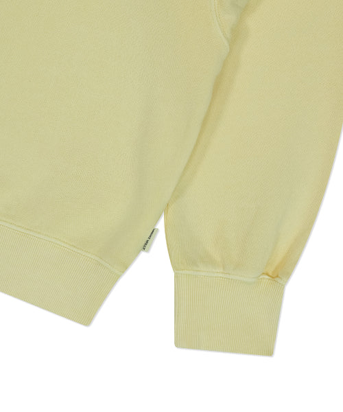Women's Semi-Overfit Pigment Sweatshirt Yellow