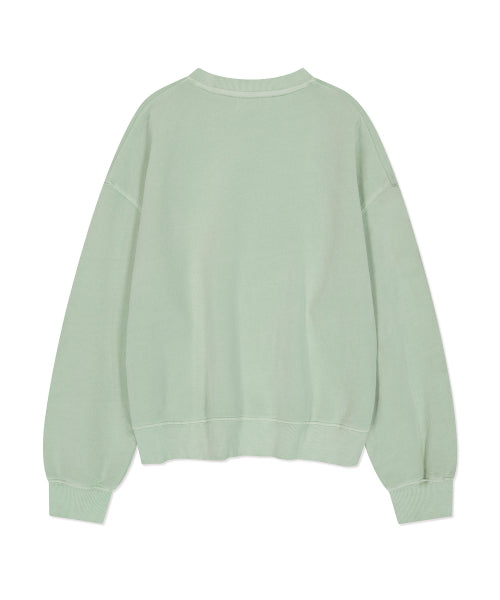 Women's Semi-Overfit Pigment Sweatshirt Mint