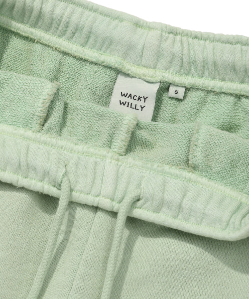 Women's Pigment Washing Sweat Shorts Mint