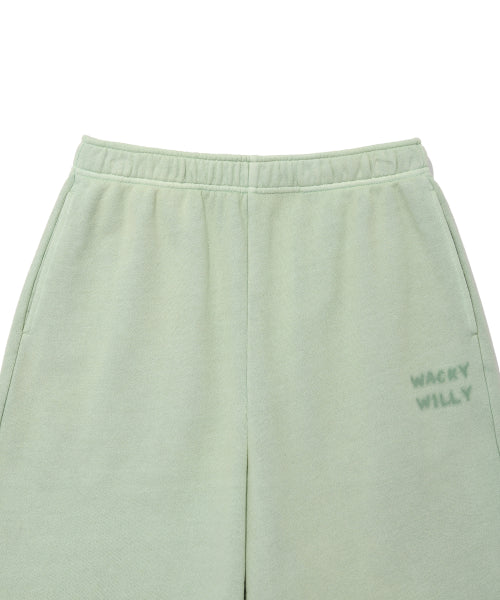Women's Pigment Washing Sweat Shorts Mint