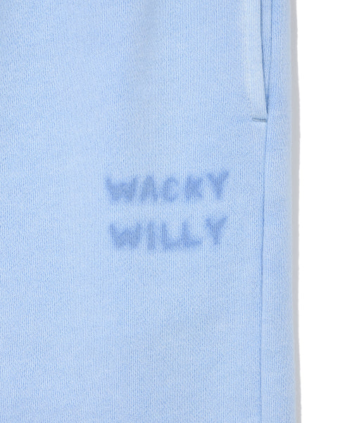 Women's Pigment Washing Sweat Shorts Sky Blue