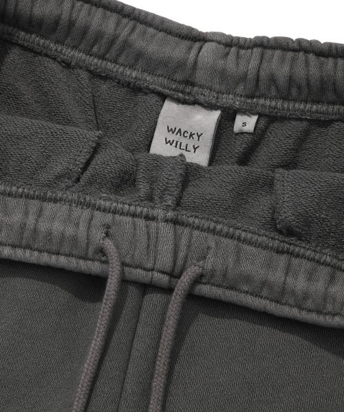 Women's Pigment Washing Sweat Shorts Gray