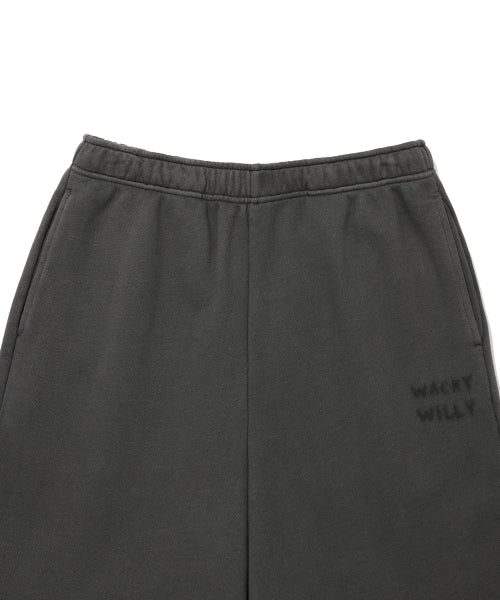 Women's Pigment Washing Sweat Shorts Gray