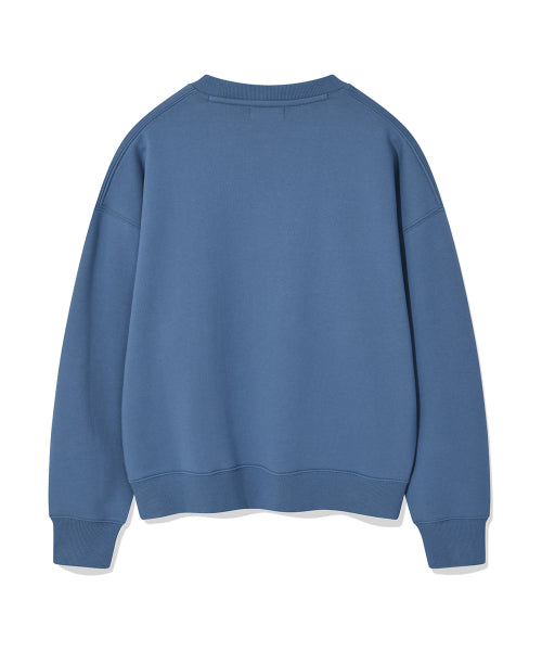 Women's Semi-Overfit Character Graphic Sweatshirt Blue