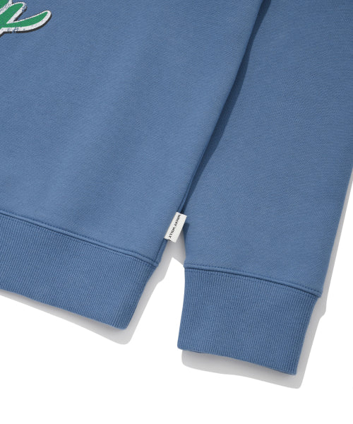 Women's Semi-Overfit Character Graphic Sweatshirt Blue