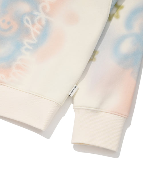 Women's Spray Graphic Crop Sweatshirt Patterns
