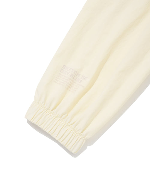 Light Hood Windbreaker Cream