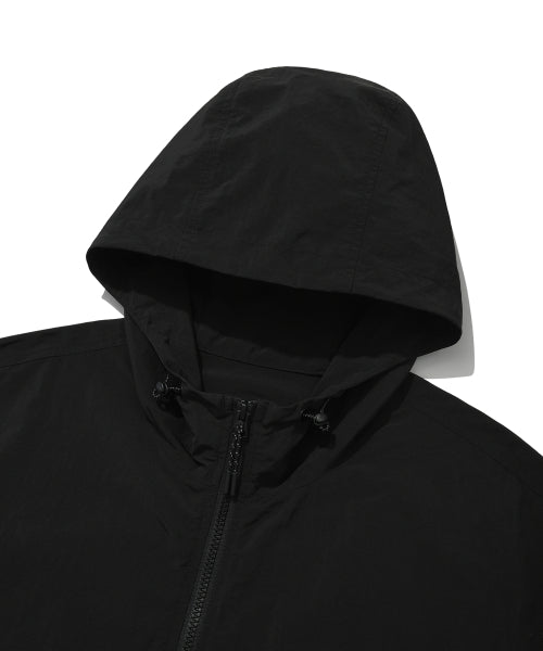 Light Hood Windbreaker Black