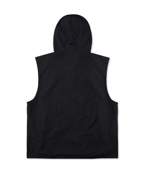 Hwaseom Sleeveless Hooded Jumper Black
