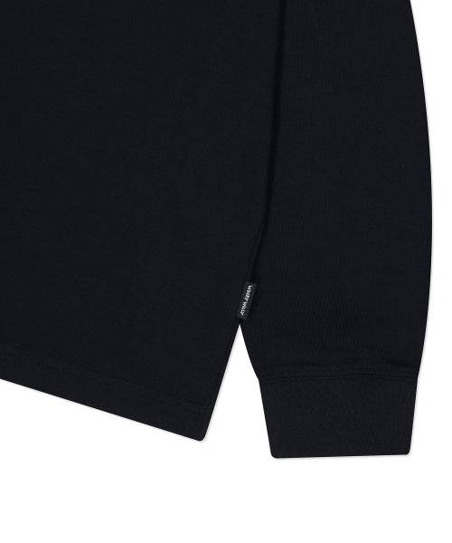 Bird Graphic Long-Sleeved T-Shirt Black