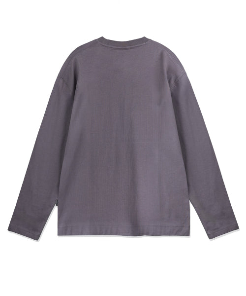 Kiki Multi-Graphic Long Sleeve T-Shirt Charcoal