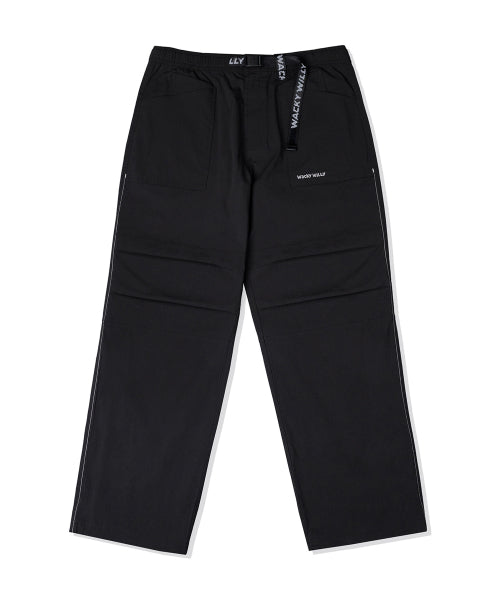 Cotton Parasuit Pants Black