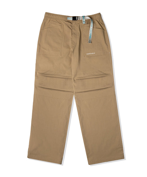 Cotton Parasuit Pants Beige