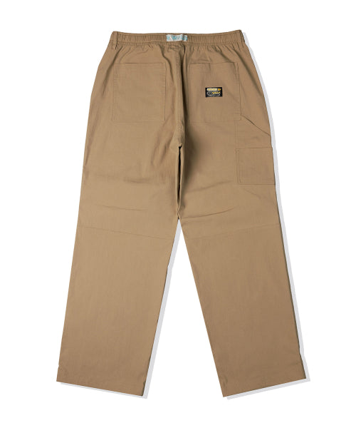 Cotton Parasuit Pants Beige