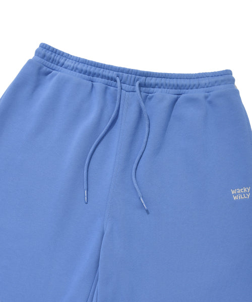 Signature Typo Logo Sweat Shorts Blue