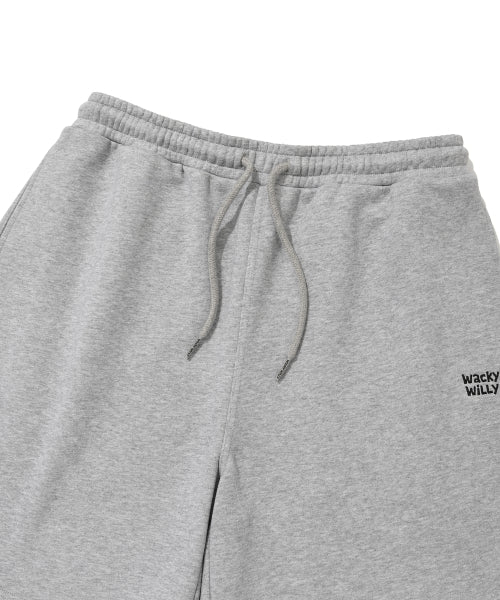 Signature Typo Logo Sweat Shorts Gray