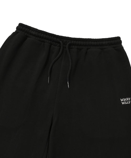 Signature Typo Logo Sweat Shorts Black