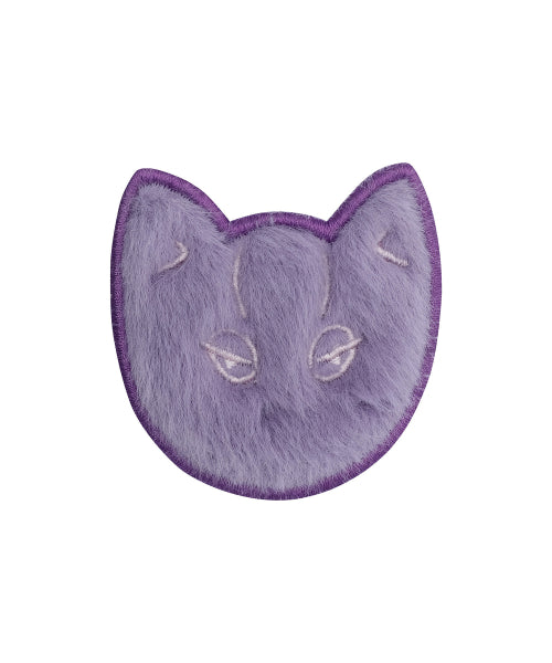 Leo Face Badge Purple