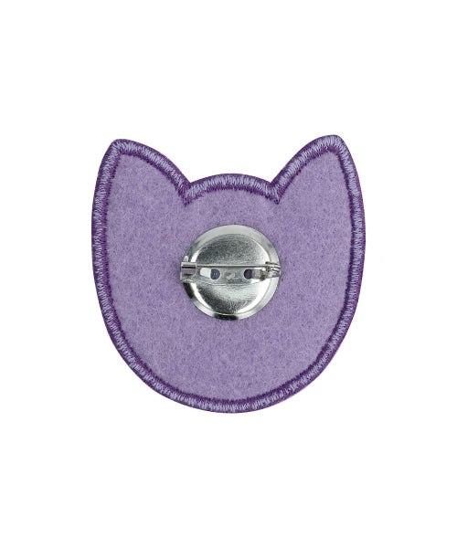 Leo Face Badge Purple