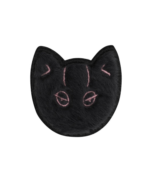 Leo Face Badge Black