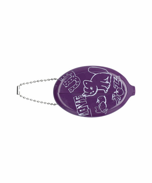 Graphic Coin Case Purple