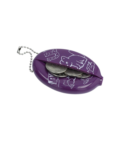Graphic Coin Case Purple