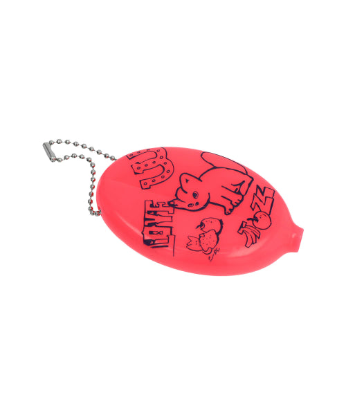 Graphic Coin Case Pink