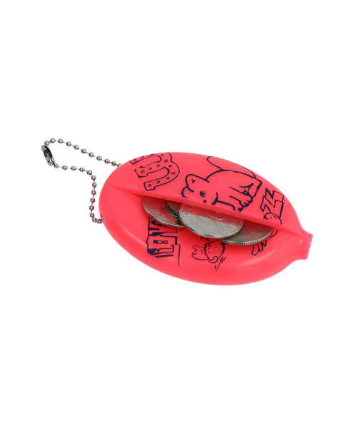 Graphic Coin Case Pink