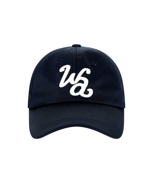 Leo Satin Ball Cap Navy