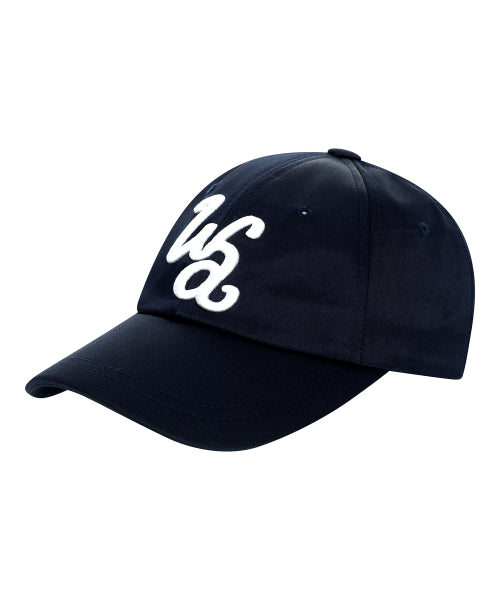 Leo Satin Ball Cap Navy