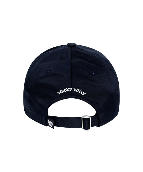 Leo Satin Ball Cap Navy