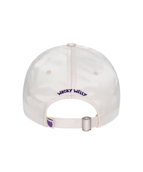Leo Satin ball cap pink