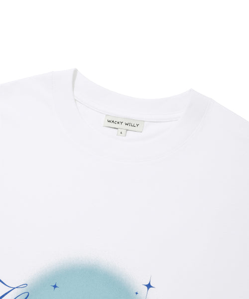 Shining Leo Short Sleeve T-shirt White
