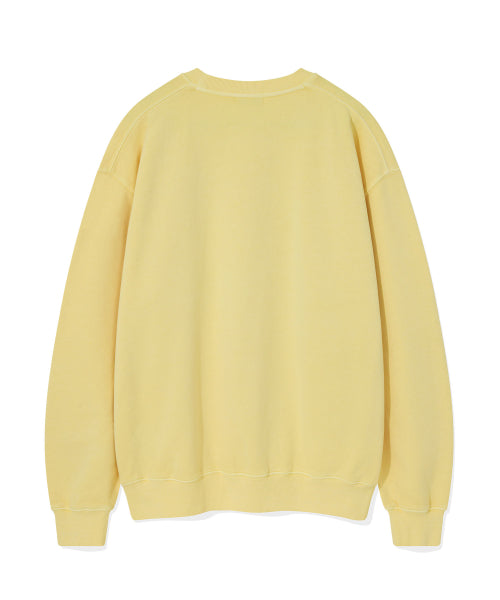 Kiki Leo hug graphic sweatshirt yellow