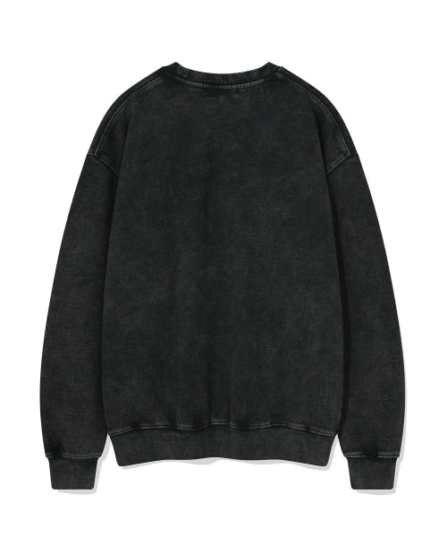 Kiki Leo typo Graphic sweatshirt Charcoal