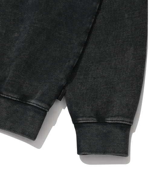 Kiki Leo typo Graphic sweatshirt Charcoal