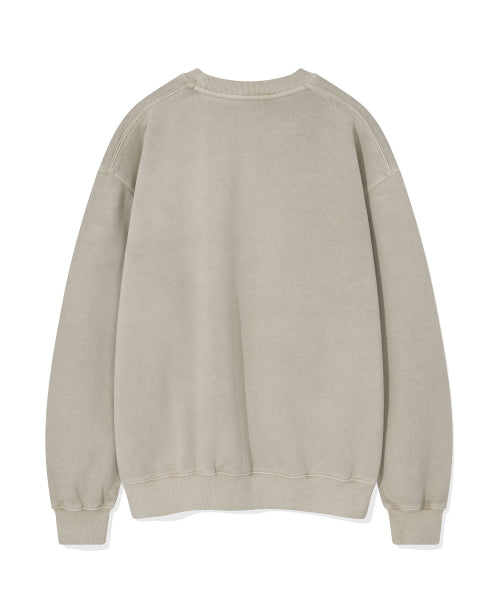 Kiki Leo typo graphic sweatshirt Ekru