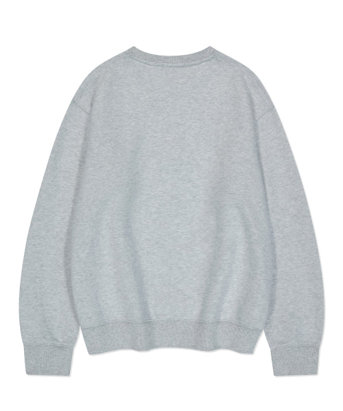 Kiki Leo logo sweatshirt light gray