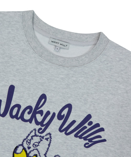 Kiki Leo logo sweatshirt light gray