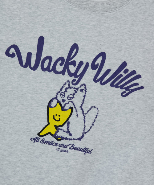 Kiki Leo logo sweatshirt light gray