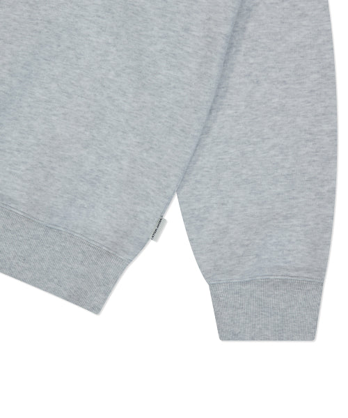 Kiki Leo logo sweatshirt light gray