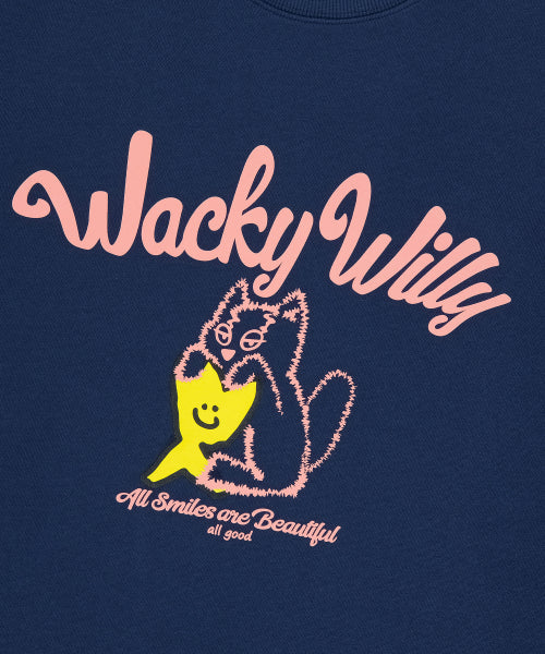 Kiki Leo Logo Sweatshirt Navy