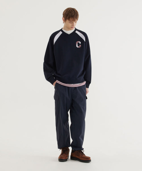 TECH NYLON SEMI WIDE-FIT CARGO JOGGER PANTS
