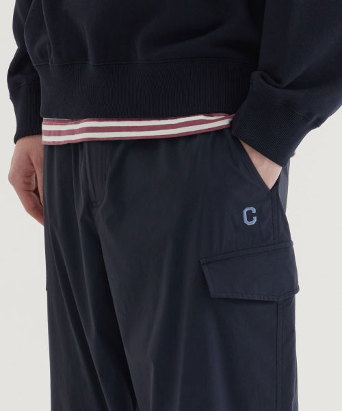 TECH NYLON SEMI WIDE-FIT CARGO JOGGER PANTS