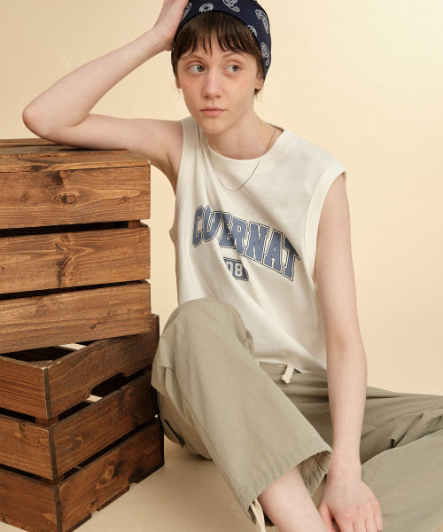 SEMI WIDE-FIT STRING CARGO EASY PANTS