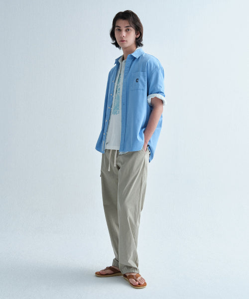 SEMI WIDE-FIT STRING CARGO EASY PANTS
