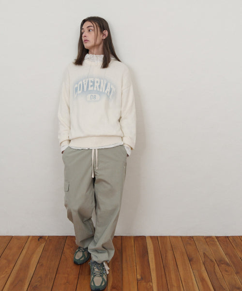 SEMI WIDE-FIT STRING CARGO EASY PANTS